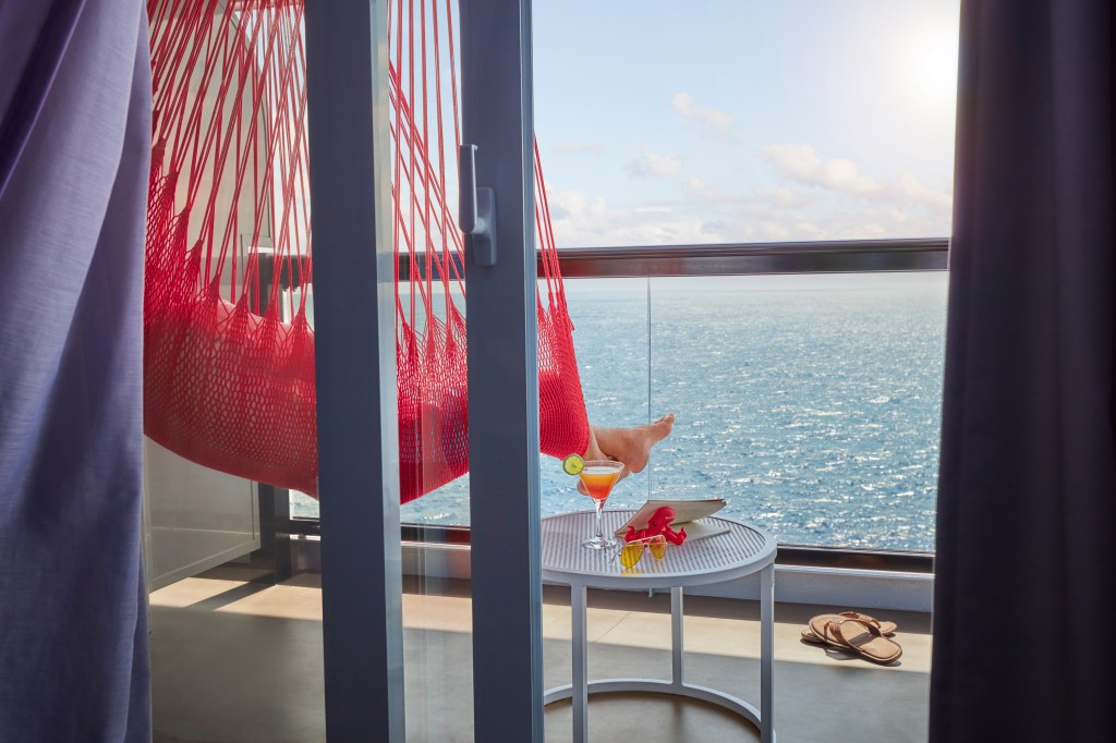 Legs in a hammock on a terrace onboard Scarlet Lady.
Photoshoot of Vitamin Sea activities by Melanie Acevedo onboard Scarlet Lady, Virgin Voyages
Photoshoot of Vitamin Sea activities by Melanie Acevedo onboard Scarlet Lady, Virgin Voyages
Vitamin Sea & Project Jackson Photoshoot Cabins onboard SCL
Shoot Date: Sept 18-25, 2021
Shoot Location: Transit from NY-Bimini
Usage: Worldwide/universal unlimited rights in perpetuity for all media including 3rd party usage (Virgin Brands) for all footage and images captured during the shoot. Excluding TV + Broadcast.
Talent Usage: 5 Years Worldwide/universal unlimited rights in perpetuity for all media including 3rd party usage for all footage and images captured during the shoot. Excluding TV + Broadcast.
TEAM
Photographers:
Lifestyle: Melanie Acevedo
Cabins: Sang An
Agent: Kenna Zimmer, Sarah Laird & Good Company
https://sarahlaird.com
CD: Christian Schrader
Art Buyer / Producer: Kathy Boos